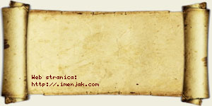 Isidora Ruhteski vizit kartica